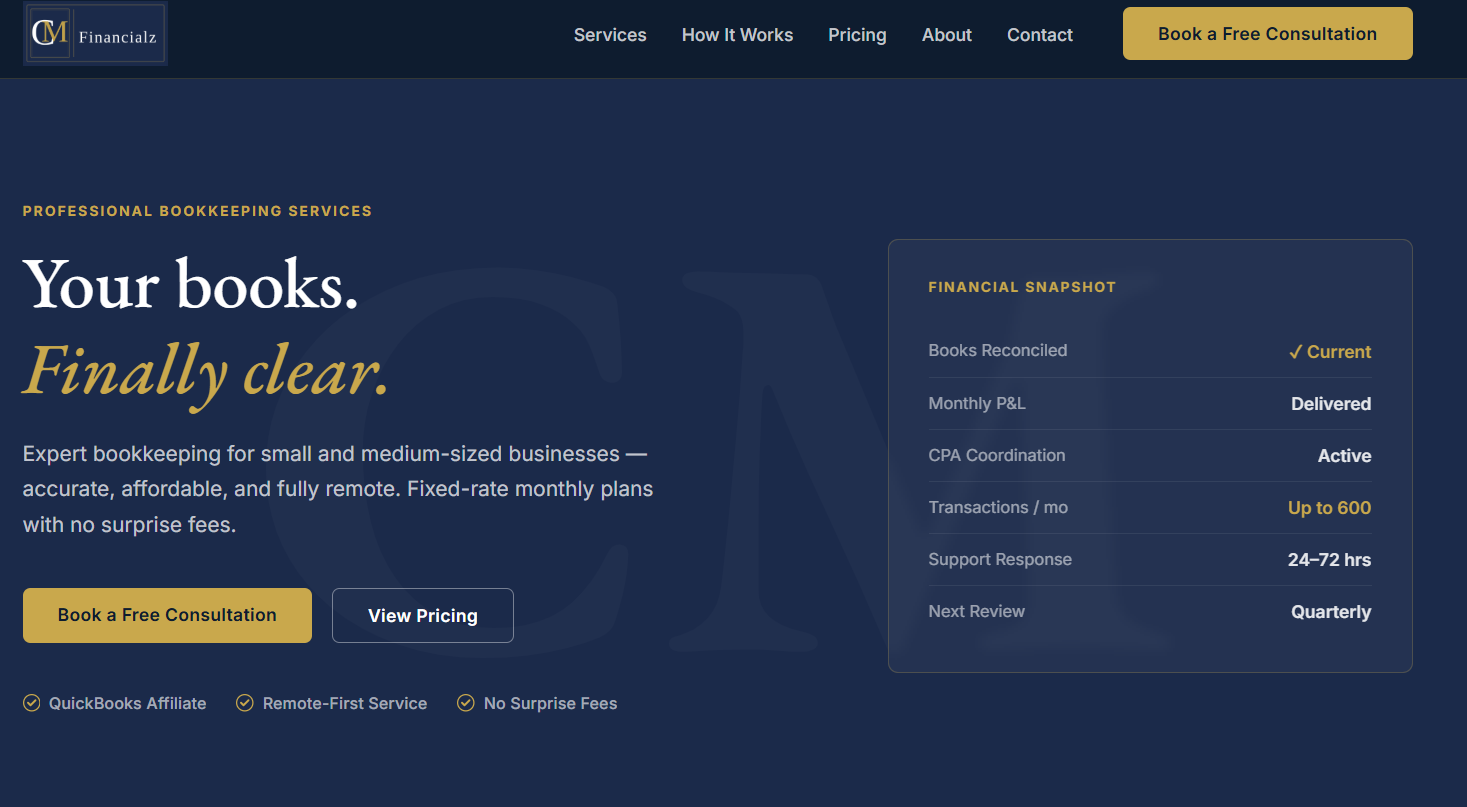 CM Financialz screenshot